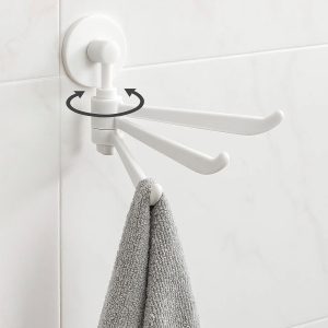 360° Swivel Towel Hook – Multi-Angle Adjustable Bathroom Organizer