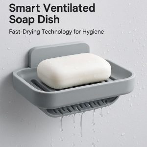 Smart Ventilated soap dish – Fast-Drying Technology for Hygiene