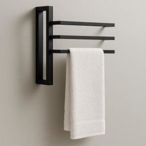 Space-Saving Floating Towel Rack – Modern Minimalist Wall Mount