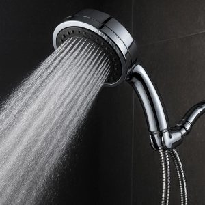 High-Pressure Power Shower Head - Strong Spray for Quick rinses & Deep Cleansing